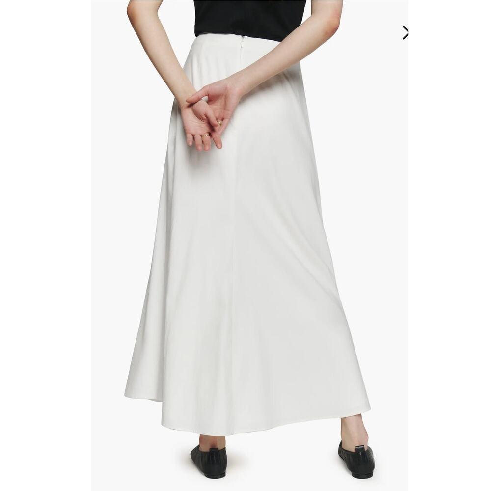 Reformation Lucy Skirt - White Organic Cotton - Size 8 (New) - Picture 3 of 5
